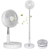  Складаний телескопічний вентилятор Folding Fan — настільний, підлоговий, портативний
